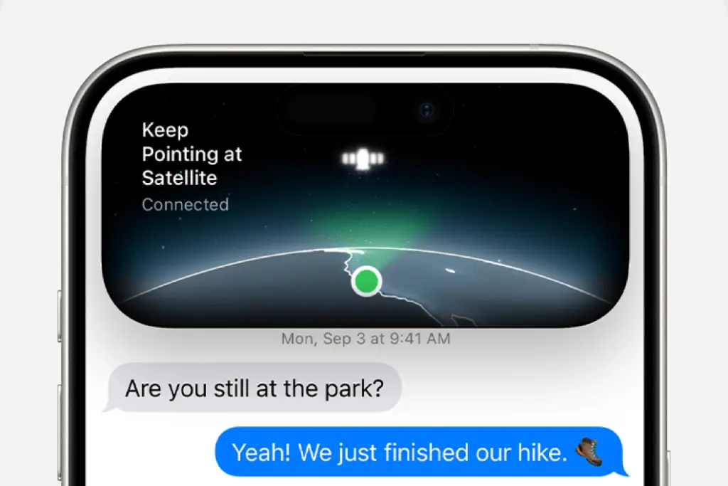 Send Messages via Satellite Feature